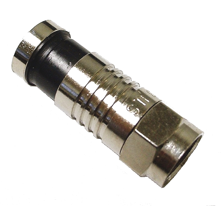 108127M - RG59 - F Compression Connector - Waterproof - Male