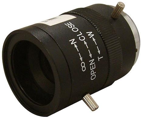 245853 - CS Mount Camera Lens - Manual Adjustable IRIS - VARIFOCAL - 1/3", 3.5-8mm, F1.4