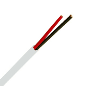 156542WH - Security Wire - 16 AWG/2 Conductor, CL3P, Unshielded, Plenum, Stranded Bare Copper, 1000ft - White