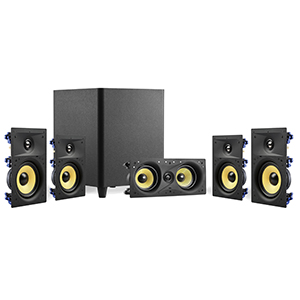 TDX-W6518KIT - TDX - 5.1 Surround Sound Kit - (Center Channel, 6.5" In-Wall Speakers, 8" Subwoofer)